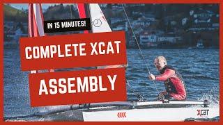 XCAT Catamaran Complete Assembly in 15 Minutes! | Red Beard Sailing