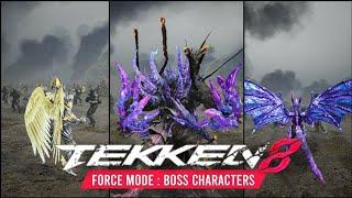 Playing as Boss Characters in Tekken 8 Force Mode ! DenZH