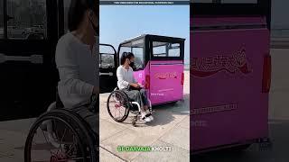 She Can’t Walk, But She Drives Like a Queen
