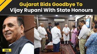 Air India Plane Crash: Ex-CM Vijay Rupani's Final Rites Held With Full State Respect In Gujarat