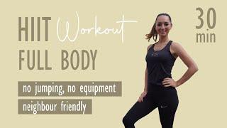 HIIT WORKOUT FULL BODY / no jumping & neighbour friendly | Katja Seifried