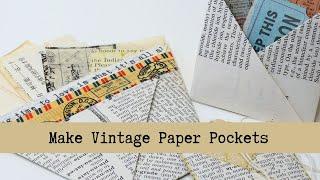 DIY Pockets for Junk Journals