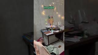 Outside fest vs inside room#aiimsdelhi #aiims #mbbs #aiimslifestyle #neet #neet2024 #roomtour