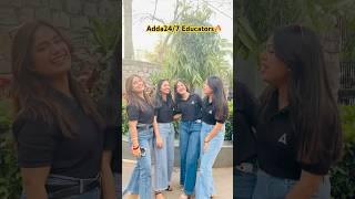 Jalwa HaiAdda24/7 Lady Gang #adda247 #cuet #life #education #shorts #yt #reels #rap #viralvideo