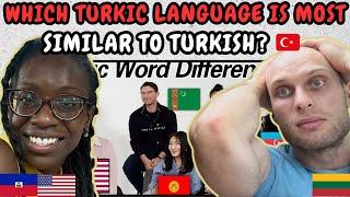 REACTION TO Which Turkic Language Is Most Similar To Turkish? l Turkmenistan, Azerbaijan, Kyrgyzstan