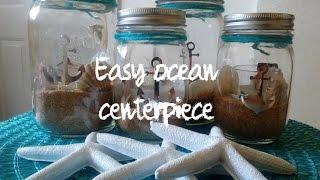 DIY easy ocean centerpieces!