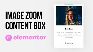 How to Add Image Zoom Content Box in Elementor 2022 | WordPress Tutorial 2022