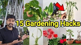 My 15 Gardening Hacks you must know | DIY Home Gardening tips