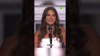 Trump's granddaughter, Kai Trump, addresses RNC