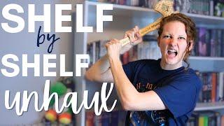 Shelf By Shelf Brutal Bookshelf Unhaul