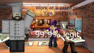 Work at a pizza place Tips and Tricks| Roblox