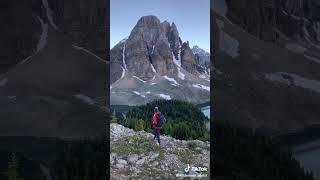 Mount Assiniboine in British Columbia, Canada. Add it to your bucket list if you love hiking 