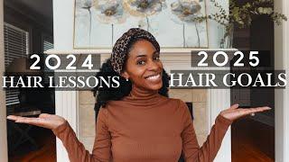 2024 Hair Lessons and 2025 Hair Goals - VLOGMAS