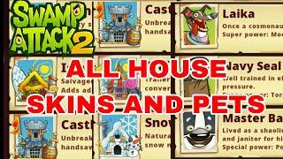 ALL HOUSE SKINS AND PETS SWAMP ATTACK 2 (2023)