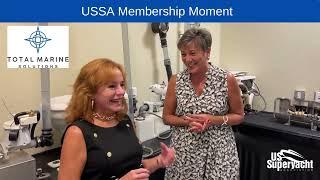 Alexandra Anagnostis-Irons of Total Marine Solutions - U.S. Superyacht Association Membership Moment