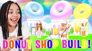 10 MINUTE Donut Shop BUILD CHALLENGE With My Friends In Adopt Me! Roblox