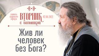 Жив ли человек без Бога? Вторник с Батюшкой. Беседа с прот. Андреем Лемешонком 2 августа 2022