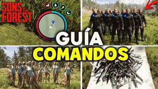  COMANDOS BÁSICOS en SONS OF THE FOREST Guía Español