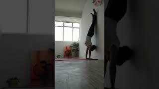 DOING PRACTICE HANDSTAND // ANJALI YOGA //YOGA WORLD