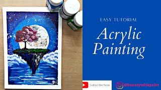 Acrylic Painting for Beginners in Hindi  || Acrylic Painting Hindi || Painting Tips in Hindi