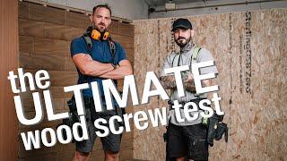 The Ultimate Wood Screw: Testing fischer's PowerFast II Screws!