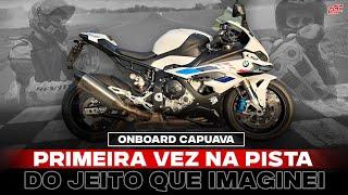 PRIMEIRA VEZ NA PISTA COM BMW S 1000 RR | PODE MANTER O SETUP QUE PASSEI PARA VOCÊS ELA FEZ BONITO