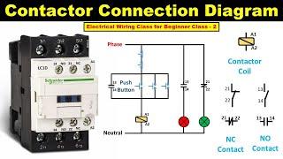 How to do Contactor wiring || Electrical wiring Class for Beginner Class - 2  @TheElectricalGuy