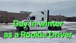 Rookie Trucker winter driving...... @PRIMEINCTRUCKING