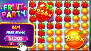 THIS HUGE TUMBLE ON FRUIT PARTY GAVE ME A BIG WIN!!! (Bonus Buys)