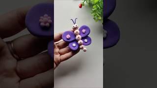 CUTE Butterfly  made with AIR DRY CLAY for KIDS! #diy #craft #clay