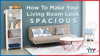 How To Make Your Living Room Look Spacious - Mandaue Foam Home TV