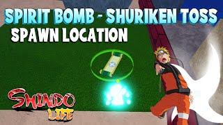 Spirit Bomb - Shuriken Toss Spawn Location - Shindo Life