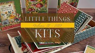 Little Things Kit Introduction - Vol 02 2023 - Album in a Box & Distressed Card Set