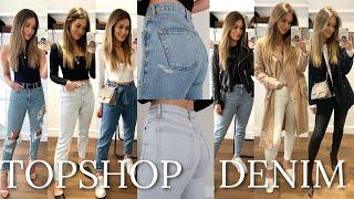 STYLING THE BEST TOPSHOP JEANS | TOPSHOP DENIM SPRING HAUL | 10 OUTFITS AD