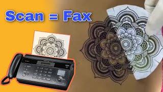 Scan Stencil Stuff Tattoo Fax Machine, Hướng Dẫn Scan Hình Xăm Bằng Máy Fax