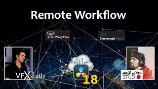 Full Remote Collaboration Workflow with DaVinci Resolve 18