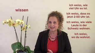 Danielle Zogg: kennen, wissen und können. ‏شو الفرق بالالماني؟