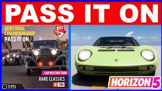 Forza Horizon 5 PASS IT ON Seasonal Championship - Car Restriction Rare Classics B-700