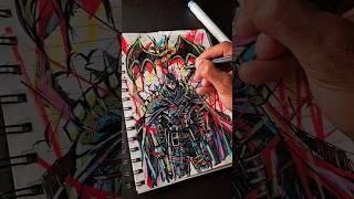 Drawing Batman In My Style ️ #shorts #batman #drawing #howtodraw