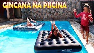 GINCANA NA PISCINA DA MARIA CLARA E JP!!!