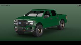 Siemens NX - Ford F-150 XLT 3D Surface Modeling Tutorial