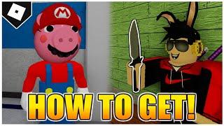 How to get the "MARIO" AND "TRAITOR" BADGES + MORPHS in INFECTEDDEVELOPER'S PIGGY! [ROBLOX]