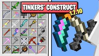 Самый ТОПОВЫЙ ГАЙД По Моду Tinkers Construct 1.7.10 - Весь Мод в Одном Видео Майнкрафт