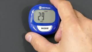 SC2 Pedometer - Setting the Stride Length