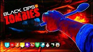 Call of Duty Black Ops 4 Zombies Blood of The Dead Melee Only Challenge High Rounds Solo Gameplay