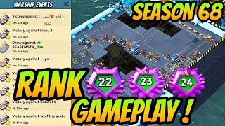 Boom Beach Warships Season 68 [ 8 ER Base!! Rocket Choppa Strategy ]