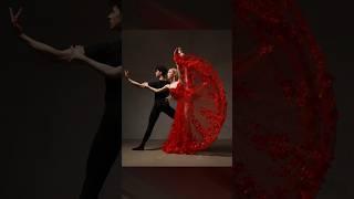 Model poses for photoshoot Ballet. Model Anna and Artem
