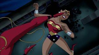 DCAU Wonder Woman Beaten up