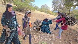 Preparing for Winter: The Journey Grandmother and Two Orphans to Gather Firewood