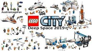 Lego City Deep Space 2019 Compilation of all Sets - Lego Speed Build Review